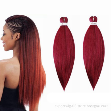 Easy Braids 3x Pre Stretch Braiding Hair Jumbo Expression Braiding Hair Bulk Private Label Ombre Expression Pre Stretched
